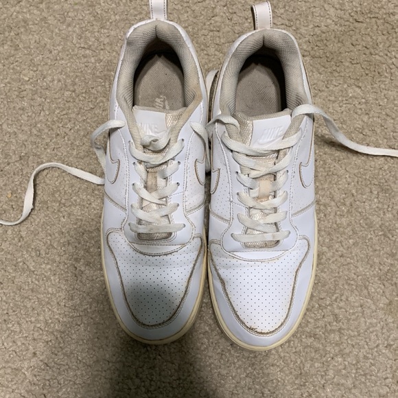 Nike Court Borough Low Triple white Shoes Size 10.5 - Picture 5 of 8